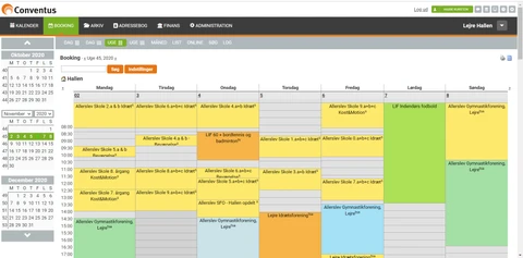 Billede af bookingsystem
