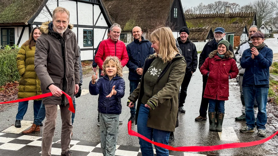 Indvielse af Kattinge Bygades nye trafiksikkerhed