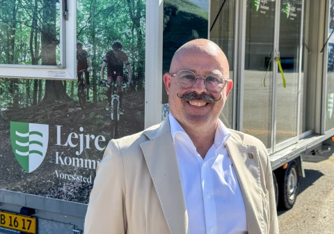 Pressefoto af Borgmester Mikael Ralf Larsen