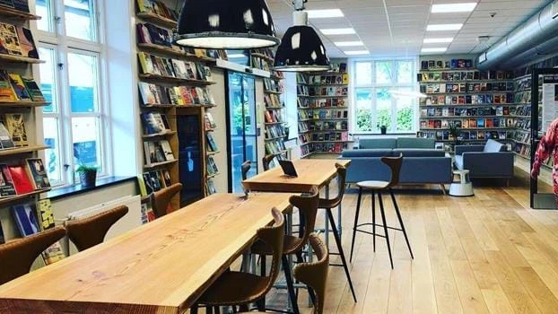 Biblioteket på Lejre Station